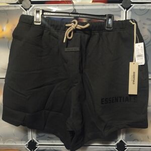 Fear of God Essentials Black Shorts